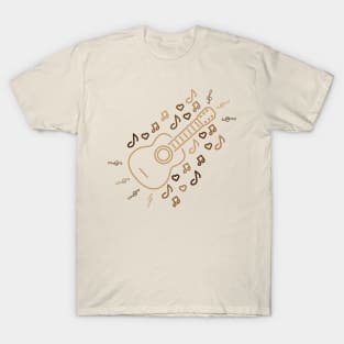 Musical Guitar T-Shirt